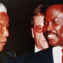 Dr Spio with Nelson Mandela small