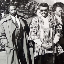 On the Lawn of White House